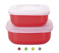 Set 2 contenitori con coperchio, 1000+1500 ml, SìChef
