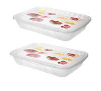 Set 2 contenitori Snips Fresh rettangolare da 1,5Lt