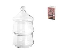 Set 2 Contenitori Vetro Pagoda Marca Pasabahce Linea Patisserie