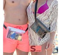set 2 coppia marsupio borsa impermeabile da per spiaggia mare uomo donna unisex