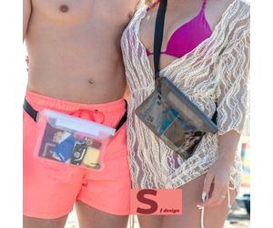 set 2 coppia marsupio borsa impermeabile da per spiaggia mare uomo donna unisex