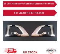 Set 2 copri maniglie porta specchi cromati per Scania R P G T serie 4