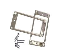 Set 2 Cornici Pickup Per Chitarra Elettrica In Metallo Per Humbucker Piatti