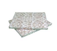 SET 2 CUSCINI PER DIVANETTO RATTAN PER SALOTTINO ESTERNO CM 58X51 H 5 DAMASCO