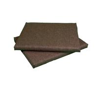 SET 2 CUSCINI PER DIVANETTO RATTAN PER SALOTTINO ESTERNO CM 58X51 H 5 MARRONE