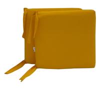 Set 2 Cuscini per Sedia da Giardino 40x40x5 cm in Dralon Allegro Giallo