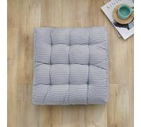 Set 2 Cuscini Sedia, 45x45 cm, Cuscino per Sedia da Pranzo, Cuscini Sedia da Giardino, Cotone Imbottiti Spessore 8 cm, per Ufficio, Casa e Giardino, Esterno, Interno