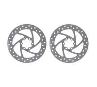 Set 2 dischi freno ad alte prestazioni per monopattino elettrico Ducati Pro-II Plus, acciaio inox ventilato e kit viti