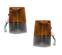 SET 2 Fanale Fanalino Freccia Anteriore Sinistro Destro Per Pajero da 1983 a 1990 Luce Indicatore Di Direzione Lampeggiatore