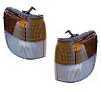 SET 2 Fanale Fanalino Freccia Anteriore Sinistro Destro Per Pajero II da 1991 a 1996 Luce Indicatore Di Direzione Lampeggiatore
