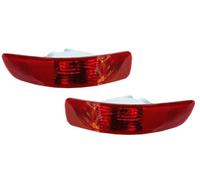 Set 2 Fanale Fanalino Retronebbia Posteriore SX DX Per Outlander C-Crosser Peug 4007 da 2007 a 2012 Catarifrangente Destro Sinistro su Paraurti