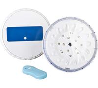 Set 2 Faretti led illuminazione per piscina fuori terra magnetico multicolore GRE PLED2