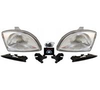 Set 2 Faro Fanale Proiettore Anteriore Per Fiat Seicento 600 H4 Destro Sinistro