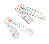 Set 2 Fasce in Raso per Compleanno Donna e Bambina, Tracolla Regolabile Scritta “è Mio Compleanno”, Accessori per Feste di, Decorazioni Eleganti per Festeggiata