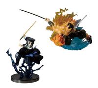 Set 2 Figure VIBRATION STARS PLUS Demon Slayer Zenitsu Agatsuma Kaigaku, JAPAN