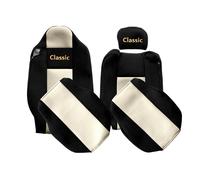 SET 2 FODERE COPRISEDILI CLASSIC NERE E BEIGE PER RENAULT T POGGIATESTA DIVERSI