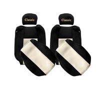 SET 2 FODERE COPRISEDILI CLASSIC NERE E BEIGE PER RENAULT T POGGIATESTA ESTRAIB