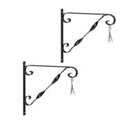 Set 2 ganci portavasi appendivasi supporti piante appendere parete ferro muro