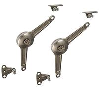 Set 2 GedoTec Kesseboehmer Duo Forte Cerniera piatta regolabile 75 110° per Altezza piegante: 200 700 mm Cerniera patta incl. Istruzioni di montaggio Pannello controllo Acciaio nichelato