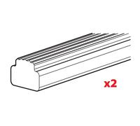 Set 2 gomme superiori - L = 140 cm