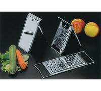 Set 2 grattugie piane universali varie forature per diversi usi made in italy