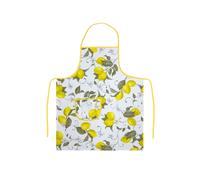 Set 2 Grembiule Alto Pettorina Tasche Cucina Chef Casa Barbecue Cedro Con Limoni