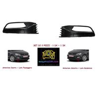 SET 2 GRIGLIA PARAURTI ANTERIORE PER VW POLO 6C 14 CORNICE MOSTRINA FENDINEBBIA