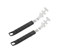 Set 2 Griglia per Barbecue per sicuro Set 2 Griglia per Barbecue | Acciaio , resiste alte temperature, uso intenso, durata lunga, affidabile cottura