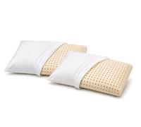 Set 2 Guanciale Memory Foam Forato Ergonomico 72x42 cm - H 13 cm Sostegno Medio
