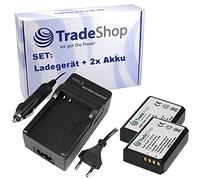 Set 2 in 1 di alta qualità, 2 batterie + batteria USB, ricarica rapida Canon LC-E10 per Canon LP-E10 EOS 1100D 1200D 1300D 2000D 4000D%0a