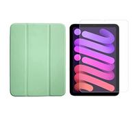 Set 2 in 1 per Apple iPad Mini 6 2021 8,3 Pollici con Copertura Sottile del Tablet + Copertura Protettiva in Vetro temperato