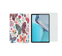 Set 2 In 1 Per Huawei MatePad 11 2021 Custodia Da 11 Pollici + Vetro Protettivo