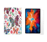 Set 2 in 1 per Lenovo Tab P11 Pro TB-XJ706F 11.5" con Smart Tablet Case + Cover protettiva in vetro temperato