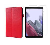 Set 2 in 1 per Samsung Galaxy Tab A7 Lite T220 T225 da 8,7 pollici con Smart Tablet Case + Cover protettiva in vetro temperato