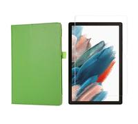 Set 2 in 1 per Samsung Galaxy Tab A8 SM-X200 X205 da 10,5 pollici con custodia per tablet intelligente + copertura protettiva in vetro temperato