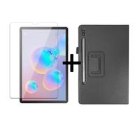 Set 2 In 1 Per Samsung Galaxy Tab S6 T860 T865 Custodia + Pellicola In Vetro