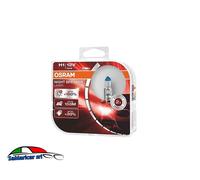 SET 2 LAMPADE H1 12V OSRAM NIGHT BREAKER LASER LUMINOSITA' FINO A + 150% DI LUCE