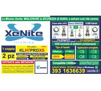 SET 2 LAMPADINE AUTO LED H7 XENITE TOP no adattatori 6000K 12V e T10 TOP omaggio