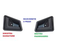 SET 2 MANIGLIA INTERNA DX SX APRI PORTA PER SUZUKI VITARA 88 97 NERA PRASCO