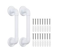 Set 2 maniglia maniglione bianco supporto anziani ausili disabili doccia 100 kg
