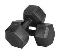Set 2 Manubri Coppia Pesi Palestra Casa Allenamento 2x5 KG/7,5 KG/10 KG Ferro