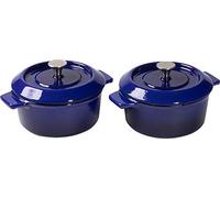 Set 2 minicocotte 0,3 litri - blu