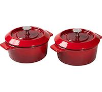 Set 2 minicocotte 0,3 litri - rosso