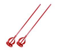 Navaris Set 2x Miscelatore a Elica per Trapano - Frusta Mescolatore Vernici Malta Cemento Resine Calce Stucco - Attrezzo Professionale Lavori Edili