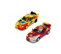 SET 2 MODELLINO AUTO STATICO SPARK PORSCHE 911 CARRERA CUP 1993 SCALA 1:64