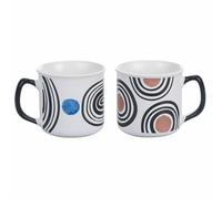 Set 2 Mug 380 ml in porcellana, Venice Lido Modern