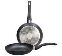 Set 2 padelle 24+28 cm Copper & Charcoal Grigio