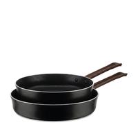 Set 2 Padelle Alessi Edo 20 e 24 cm Antiaderente Induzione