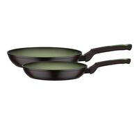 Set 2 Padelle GSW Avocado 24 e 28 cm Alluminio Forgiato Antiaderente Greblon C2 Induzione