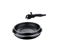 SET 2 PADELLE+MANICO BERGNER SET 22 e 26 cm con manico ergonomico